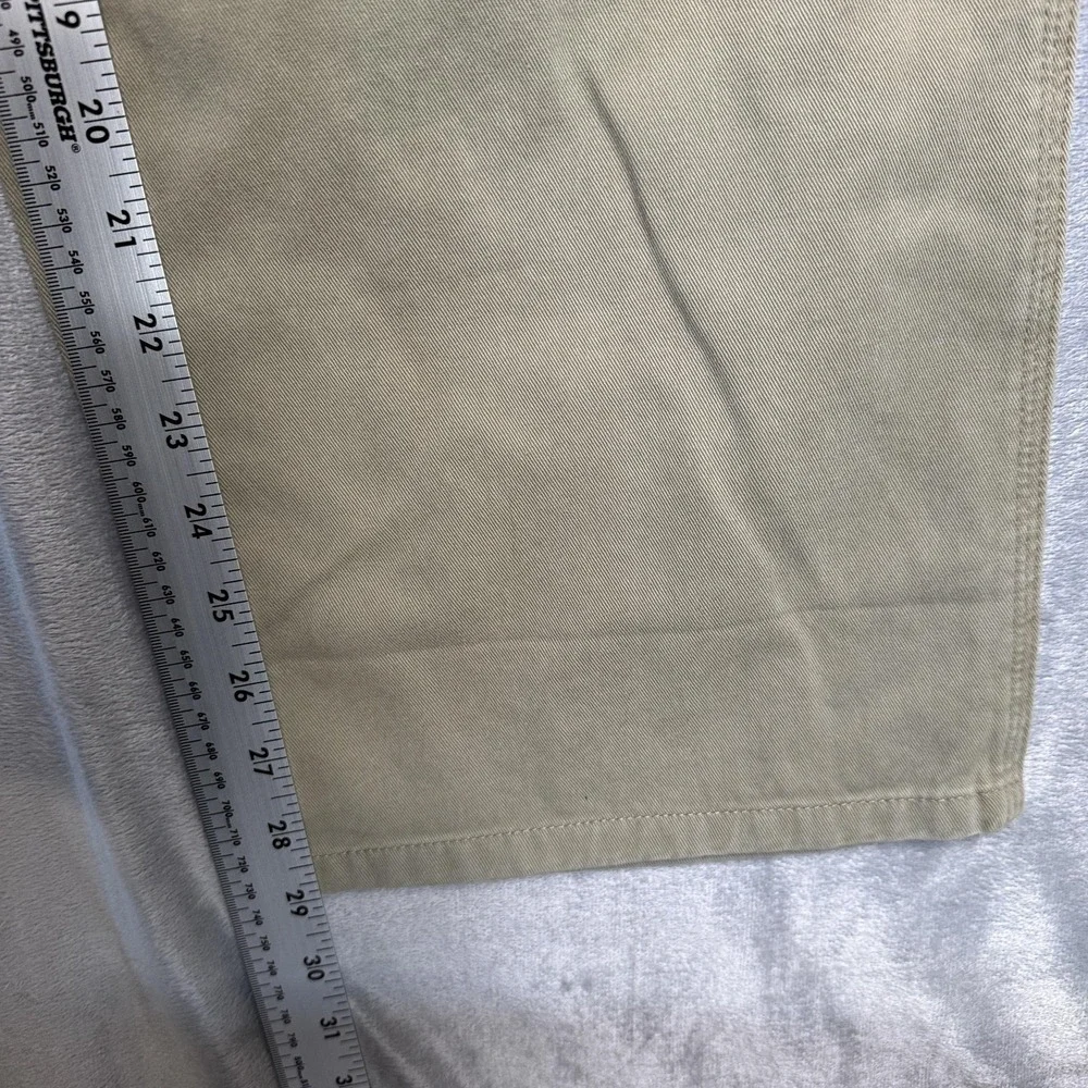 Vintage Levis‎ Carpenter Pants Mens 31x30 Green 100% Cotton 539 Utility Workwear